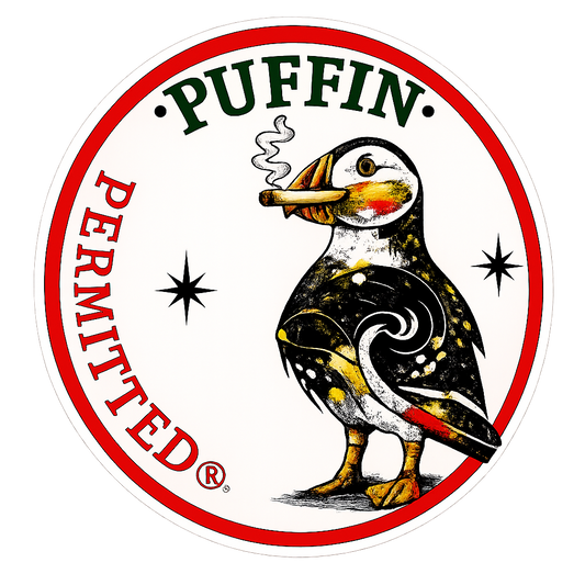 Puffin Permitted Sticker Star