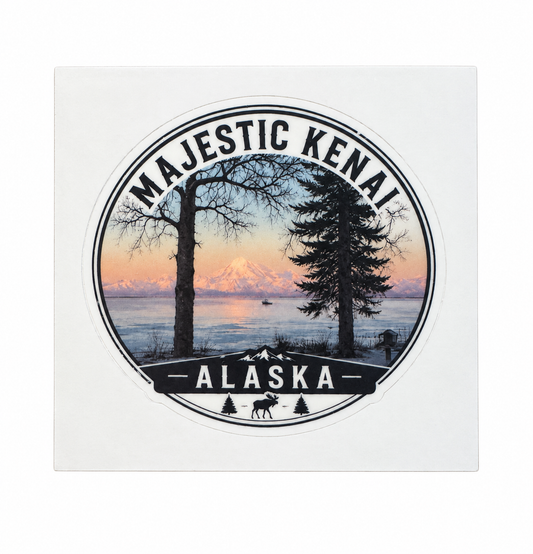 Alaskan Wish Sticker- Majestic Kenai, Alaska