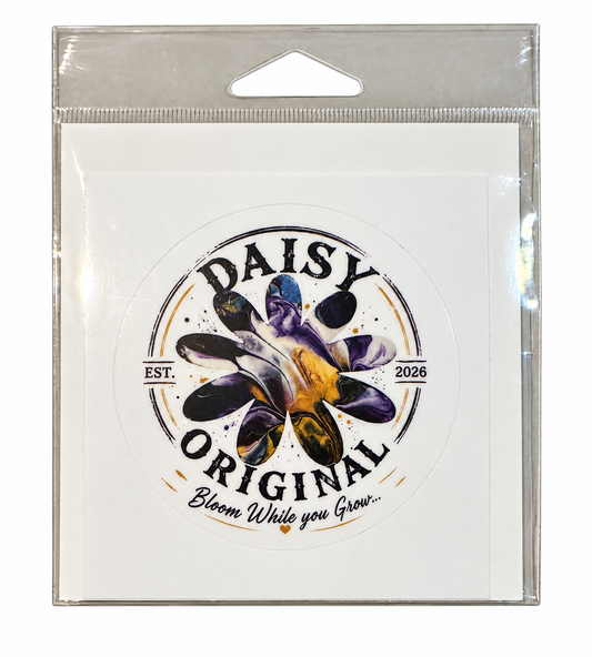 Alaskan Wish Sticker- Daisy Original ~Bloom While you Grow~