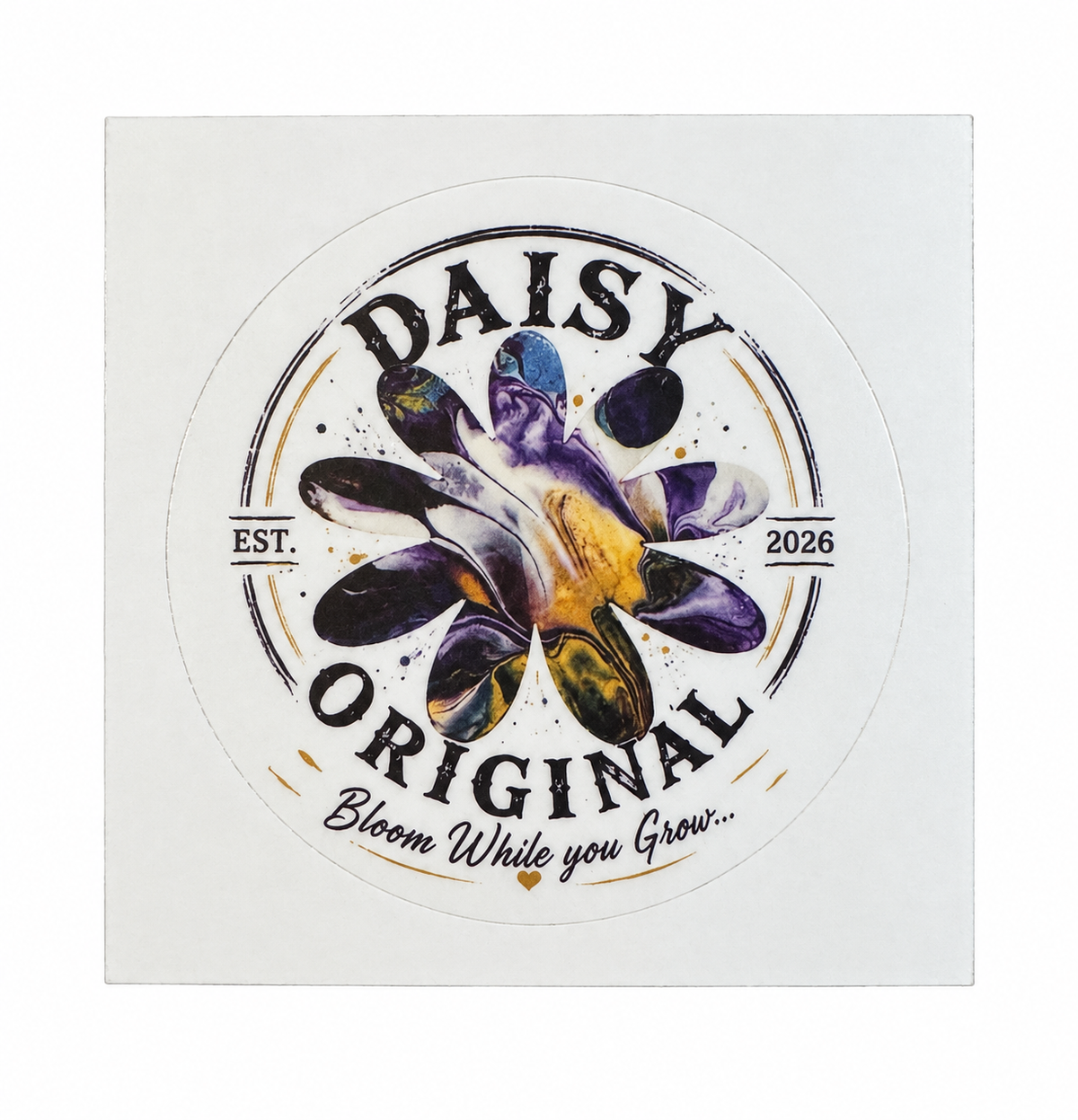 Alaskan Wish Sticker- Daisy Original
