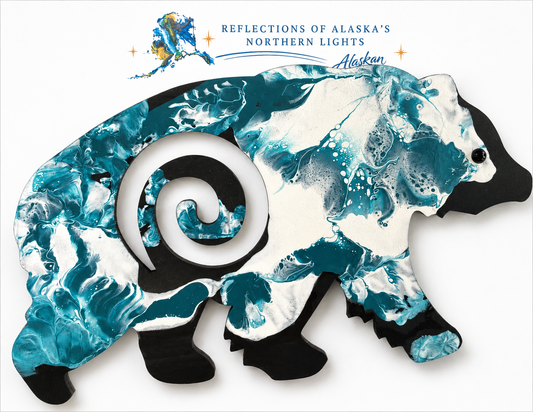 Reflections of Alaskan Northern Lights Wall Art