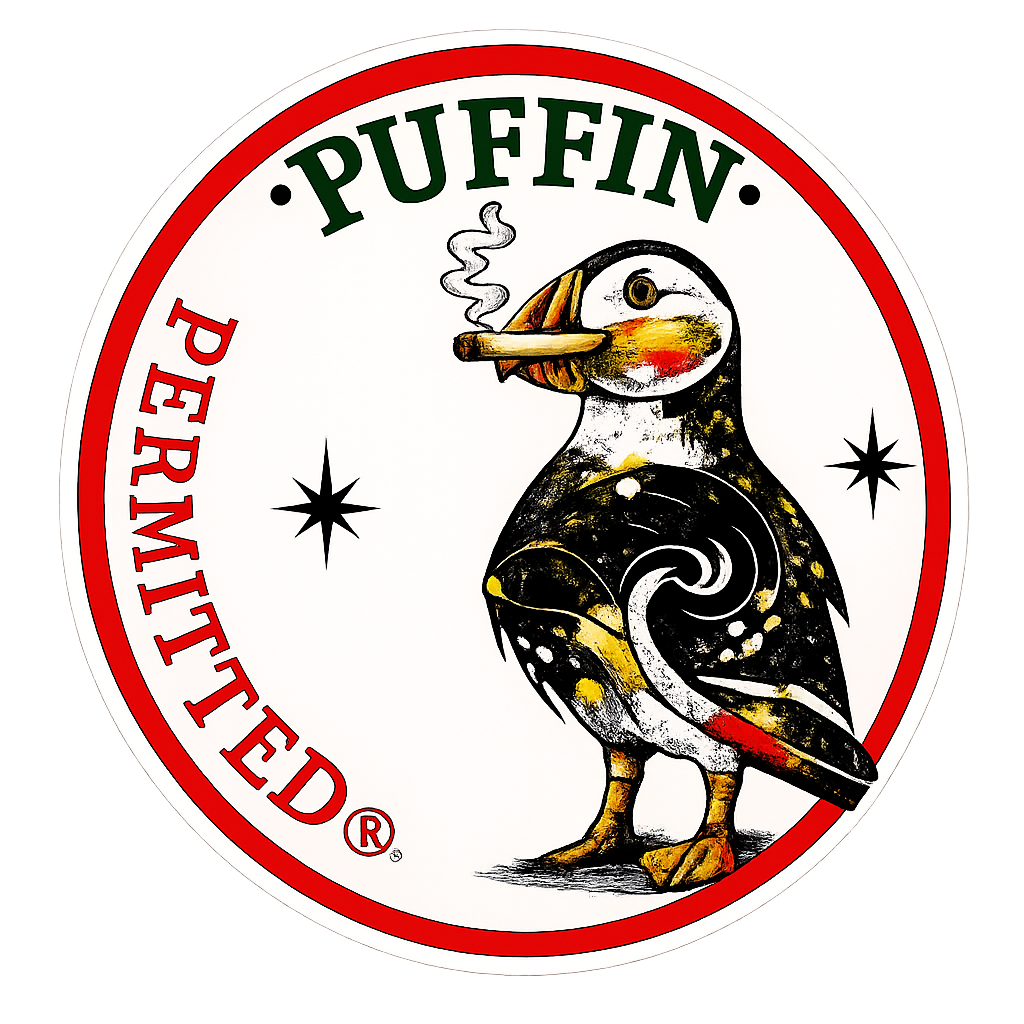 Puffin Permitted Sticker Star