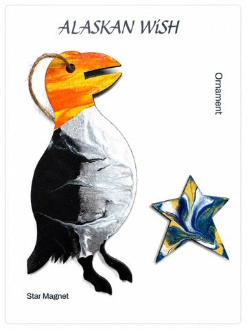 Puffin Bird Ornament