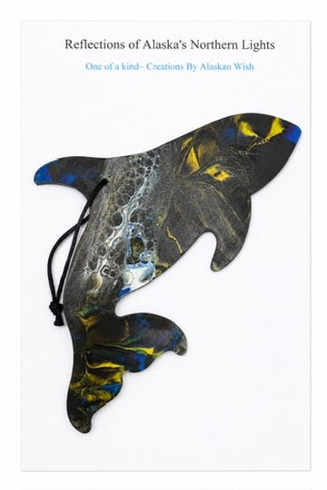 Orca - Reflections of Alaskan Northern Lights Wall Art