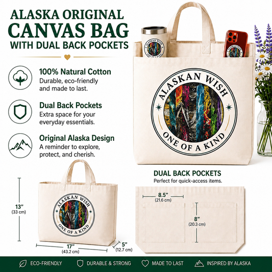 Canvas Bag Alaskan Wish One of a Kind