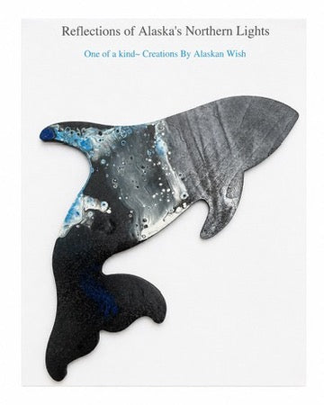 Orca - Reflections of Alaskan Northern Lights Wall Art