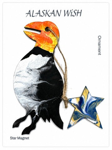Puffin Bird Ornament