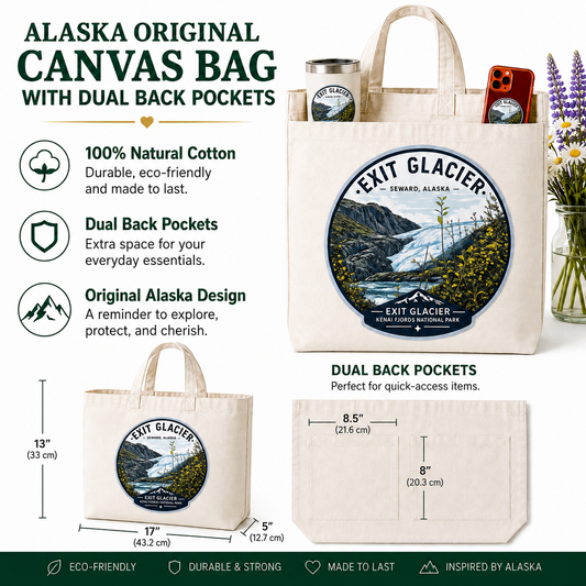 Canvas Bag Exit Glacier