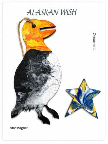 Puffin Bird Ornament