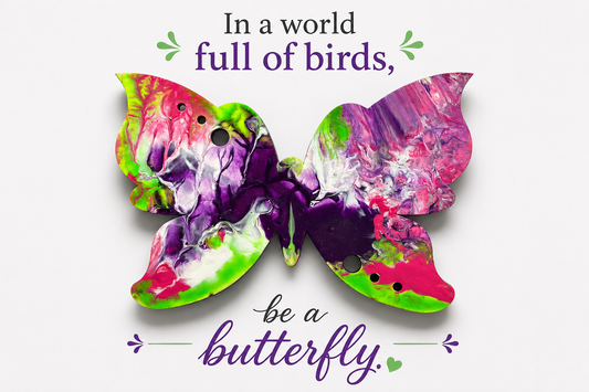 Butterfly - Reflections of Alaskan Northern Lights Wall Art