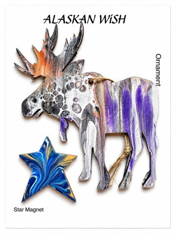 Bull Moose Ornament
