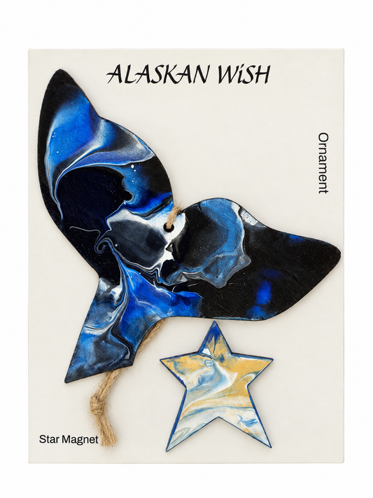Whale Tail Ornament