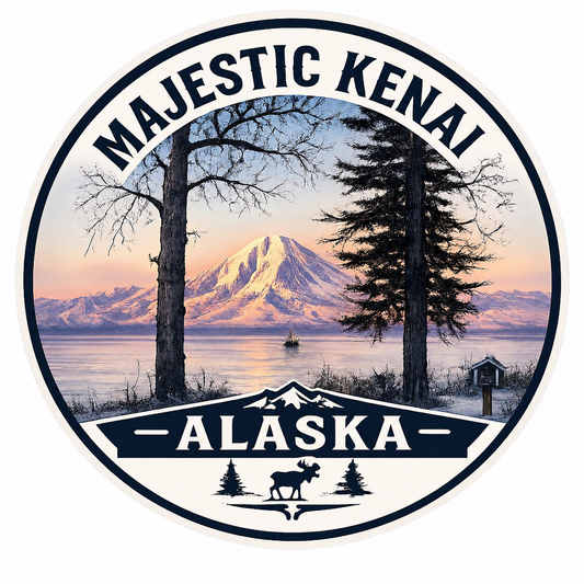 Alaskan Wish Sticker- Majestic Kenai, Alaska