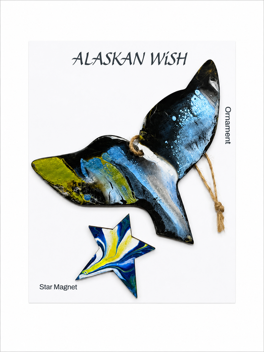 Whale Tail Ornament