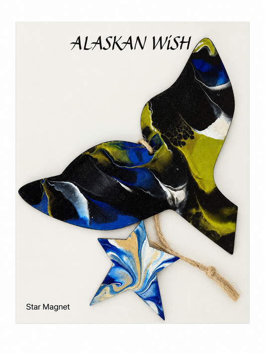 Whale Tail Ornament