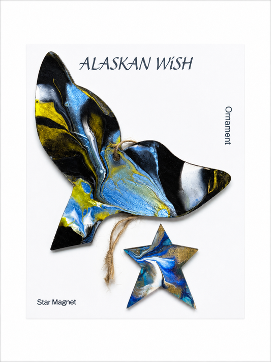 Whale Tail Ornament