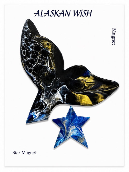 Whale Tail  Magnet
