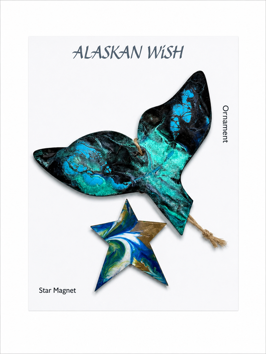 Whale Tail Ornament