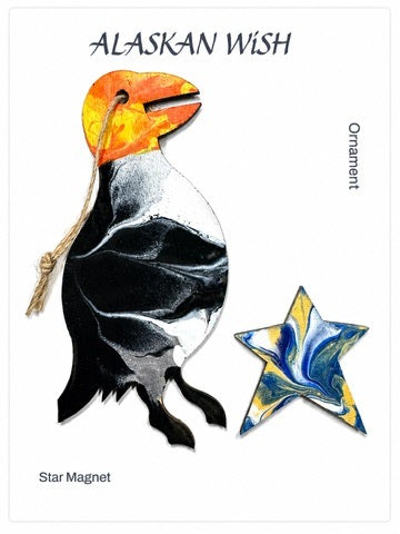 Puffin Bird Ornament