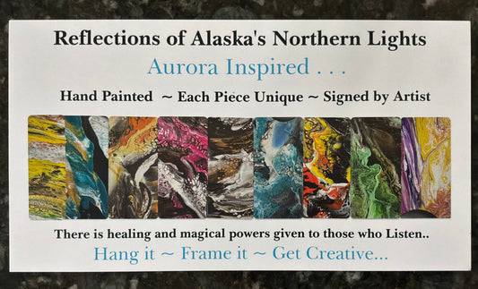 Salmon-  Reflections of Alaskan Northern Lights Wall Art
