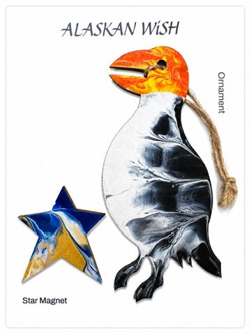 Puffin Bird Ornament